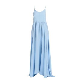 【送料無料】 マウロ グリフォーニ レディース ワンピース トップス Long dresses Sky blue