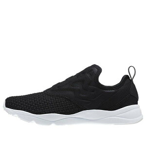 Reebok ���[�{�b�N ���f�B�[�X �X�j�[�J�[ �y(WMNS) Reebok Furylite Slip On Woven 'Black' CM9809�z �T�C�Y US_6(23.0cm)