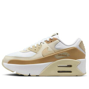 Nike �i�C�L ���f�B�[�X �X�j�[�J�[ �y(WMNS) Nike Air Max 90 LV8 'White Club Gold' FD4328-112�z �T�C�Y US_7(24.0cm)