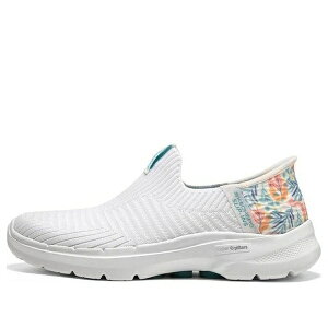 Skechers �X�P�b�`���[�Y ���f�B�[�X �X�j�[�J�[ �y(WMNS) Skechers Go Walk 6 Tropical Bay 'White Multicolor' 124626-WTQ�z �T�C�Y US_7(24.0cm)