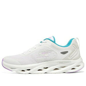 Skechers �X�P�b�`���[�Y ���f�B�[�X �X�j�[�J�[ �y(WMNS) Skechers GO RUN Swirl Tech 'White Blue' 129496-WBL�z �T�C�Y US_5.5(22.5cm)