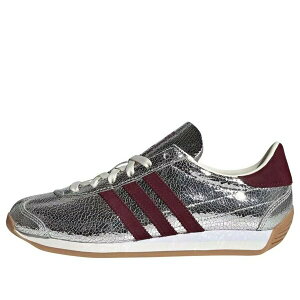 adidas �A�f�B�_�X ���f�B�[�X �X�j�[�J�[ �y(WMNS) adidas Country OG 'Silver Metallic Maroon' JQ5111�z �T�C�Y US_6(23.0cm)