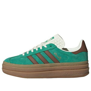 adidas �A�f�B�_�X ���f�B�[�X �X�j�[�J�[ �y(WMNS) adidas Gazelle Bold 'Green Brown' JP8045�z �T�C�Y US_7(24.0cm)