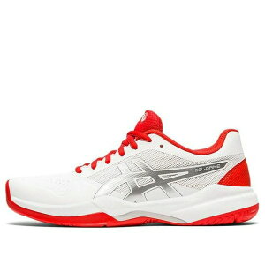 ASICS �A�V�b�N�X ���f�B�[�X �X�j�[�J�[ �y(WMNS) ASICS Gel-Game 7 'White Red' 1042A036-105�z �T�C�Y US_5(22.0cm)