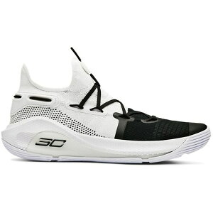 Under Armour A_[A[}[ Y Xj[J[ yUnder Armour Curry 6 Working on Excellencez TCY US_8.5(26.5cm) White/Black