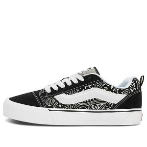 Vans �o���Y �����Y �X�j�[�J�[ �yVans Vault X Bedwin & The Heartbreakers Knu Skool 'Bandana Black' VN0007QDBMW�z �T�C�Y US_M_4.5