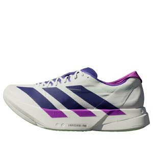 adidas �A�f�B�_�X �����Y �X�j�[�J�[ �yadidas Adizero Adios Pro 4 'White Collegiate Purple Lime Burst' JR1656�z �T�C�Y US_6.5(24.5cm)