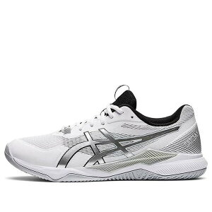 ASICS �A�V�b�N�X �����Y �X�j�[�J�[ �yASICS Gel Tactic Wide 'White Pure Silver' 1073A050-100�z �T�C�Y US_7.5(25.5cm)