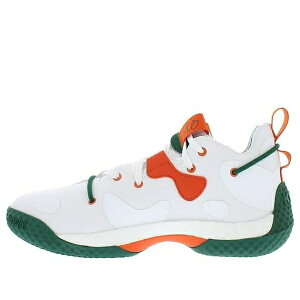 adidas �A�f�B�_�X �����Y �X�j�[�J�[ �yadidas Harden Volume 6 'White Orange Green' GX9190�z �T�C�Y US_10(28.0cm)