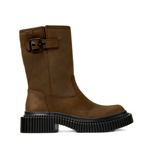 �J���y�[�� ���f�B�[�X �u�[�c �V���[�Y 33mm pix berlin buckle-embellished boots Brown
