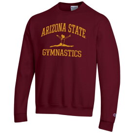 チャンピオン メンズ パーカー・スウェットシャツ アウター Arizona State Sun Devils Champion Gymnastics Icon Powerblend Pullover Sweatshirt Maroon