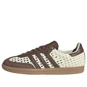 adidas �A�f�B�_�X ���f�B�[�X �X�j�[�J�[ �y(WMNS) adidas Samba 'Basketweave White' IH9373�z �T�C�Y US_W_13.5