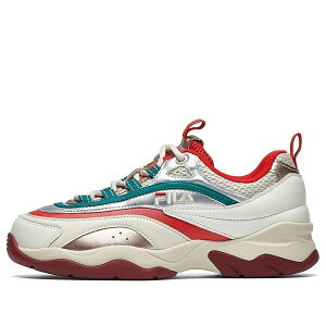 FILA �t�B�� ���f�B�[�X �X�j�[�J�[ �y(WMNS) FILA Ray VNTGLow Running Shoes GS White/Silver F12W011104FWS�z �T�C�Y US_6(23.0cm)