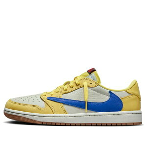 Jordan �W���[�_�� ���f�B�[�X �X�j�[�J�[ �y(WMNS) Air Jordan 1 Retro Low OG SP x Travis Scott 'Canary' DZ4137-700�z �T�C�Y US_W_14