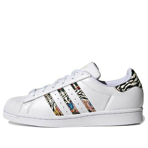 adidas �A�f�B�_�X ���f�B�[�X �X�j�[�J�[ �y(WMNS) adidas originals Superstar Shoes White GZ9161�z �T�C�Y US_5.5(22.5cm)