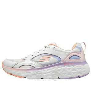Skechers �X�P�b�`���[�Y ���f�B�[�X �X�j�[�J�[ �y(WMNS) Skechers Max Cushioning Delta Running Shoes 'White Orange Purple' 129128-WPK�z �T�C�Y US_5(22.0cm)