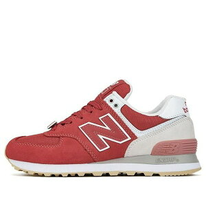 New Balance �j���[�o�����X ���f�B�[�X �X�j�[�J�[ �y(WMNS) New Balance 574 Red/White WL574TAD�z �T�C�Y US_5.5(22.5cm)