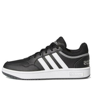 adidas �A�f�B�_�X ���f�B�[�X �X�j�[�J�[ �y(WMNS) adidas Hoops 3.0 Low Classic 'Black Grey' GW3038�z �T�C�Y US_W_10