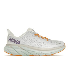 Hoka One One ホカオネオネ レディース スニーカー 【Hoka One One Clifton 8】 サイズ US_W_8W Blanc De Blanc Purple Seafoam (Women's)