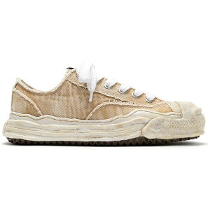 Maison Mihara Yasuhiro �~�n�����X�q�� �����Y �X�j�[�J�[ �yMaison Mihara Yasuhiro Hank OG Sole Bleach-Wash Denim Canvas Low Beige�z �T�C�Y US_11(29.0cm) Beige