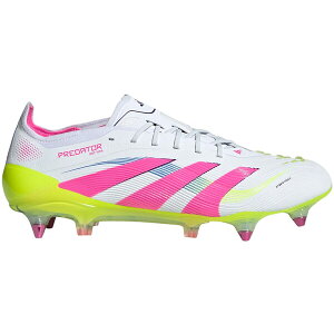 adidas �A�f�B�_�X �����Y �X�j�[�J�[ �yadidas Predator Elite SG Cloud White Lucid Pink Lucid Lemon�z �T�C�Y US_6(24.0cm) Cloud White/Lucid Pink/Lucid Lemon
