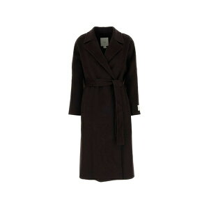 �J���o���N���C�� ���f�B�[�X �R�[�g �A�E�^�[ Belted storm-flap coat Brown
