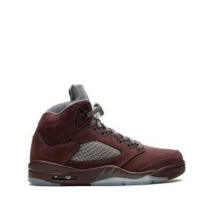 �W���[�_�� �����Y �X�j�[�J�[ �V���[�Y Air jordan 5 burgundy high-top sneakers Red