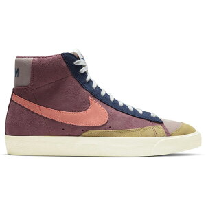 Nike �i�C�L �����Y �X�j�[�J�[ �yNike Blazer Mid 77 Desert Berry�z �T�C�Y US_10(28.0cm) Desert Berry Red/Deep Navy Blue/Washed Lemon Yellow/Atomic Powder