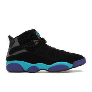 Jordan �W���[�_�� �����Y �X�j�[�J�[ �yJordan 6 Rings Aqua�z �T�C�Y US_12(30.0cm) Black/True Red-Flint Grey
