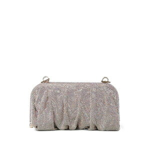 �x�l�f�b�^�x���W�b�`�[�Y ���f�B�[�X �N���b�`�o�b�O �o�b�O Venus la grande metal mesh shoulder bag Silver