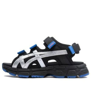 ASICS �A�V�b�N�X �����Y �X�j�[�J�[ �yASICS KAHANA SD 2 Sport Sandals 'Black Silver Blue' 1204A142-001�z �T�C�Y US_M_4
