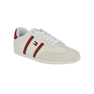 g~[ qtBK[ fB[X Xj[J[ V[Y Women's Eryanne Signature Logo Lace-Up Sneakers White/Red