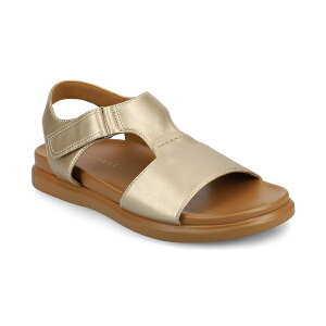 �W���[�j�[�R���N�V���� ���f�B�[�X �T���_�� �V���[�Y Women's Mira Footbed Flat Sandals Champagne