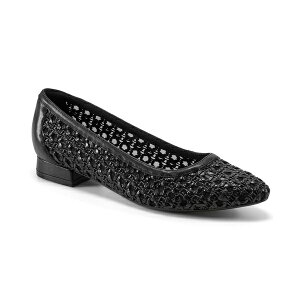 bN|[g fB[X T_ V[Y Women's Tessia Total Motion Slip-On Ballet Dress Flats Black