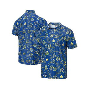 ���C���X�v�[�i�[ �����Y �V���c �g�b�v�X Men's Royal Seattle Mariners Cooperstown Collection Performance Polo Shirt Royal