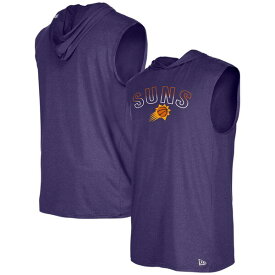 ニューエラ メンズ Tシャツ トップス Phoenix Suns New Era Hoodie Sleeveless TShirt Purple