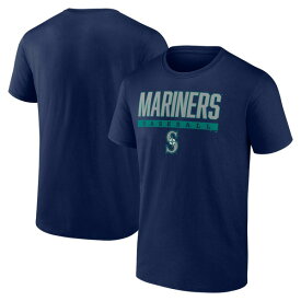 ファナティクス メンズ Tシャツ トップス Seattle Mariners Fanatics Branded Power Hit TShirt Navy