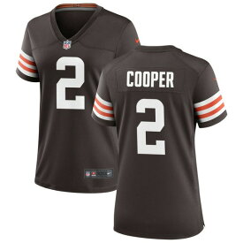 【送料無料】 ナイキ レディース ユニフォーム トップス Nike Cleveland Browns Women's Custom Game Jersey Brown