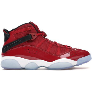 Jordan �W���[�_�� �����Y �X�j�[�J�[ �yJordan 6 Rings Gym Red�z �T�C�Y US_12(30.0cm) Gym Red/White-Black