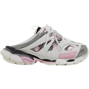 Balenciaga oVAK fB[X Xj[J[ yBalenciaga Track Mule White Pink (Women's)z TCY US_9(26.0cm) White/Pink/Grey