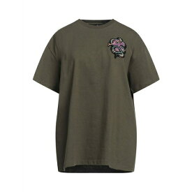 【送料無料】 エトロ レディース Tシャツ トップス T-shirts Military green