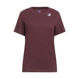 【送料無料】 ケイウェイ レディース Tシャツ トップス T-shirts Deep purple