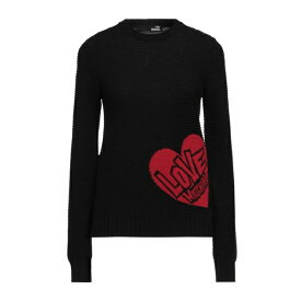 【送料無料】 ラブ モスキーノ レディース ニット&セーター アウター Sweaters Black