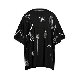 【送料無料】 ラフ・シモンズ メンズ Tシャツ トップス T-shirts Black