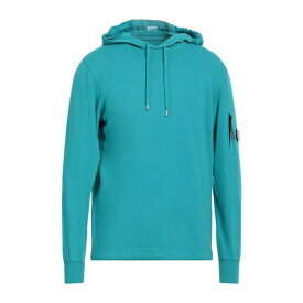 【送料無料】 シーピーカンパニー メンズ パーカー・スウェットシャツ アウター Sweatshirts Turquoise