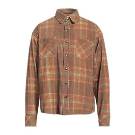 【送料無料】 エアル メンズ シャツ トップス Shirts Brown