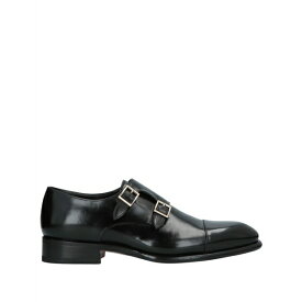 【送料無料】 サントーニ メンズ スリッポン・ローファー シューズ Loafers Black