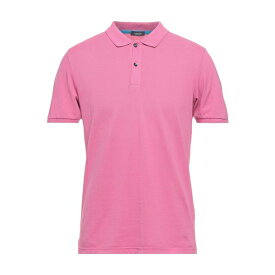 【送料無料】 ロッソピューロ メンズ ポロシャツ トップス Polo shirts Pink