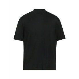 【送料無料】 ランバン メンズ Tシャツ トップス T-shirts Black