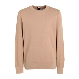 【送料無料】 ボス メンズ ニット&セーター アウター Sweaters Camel